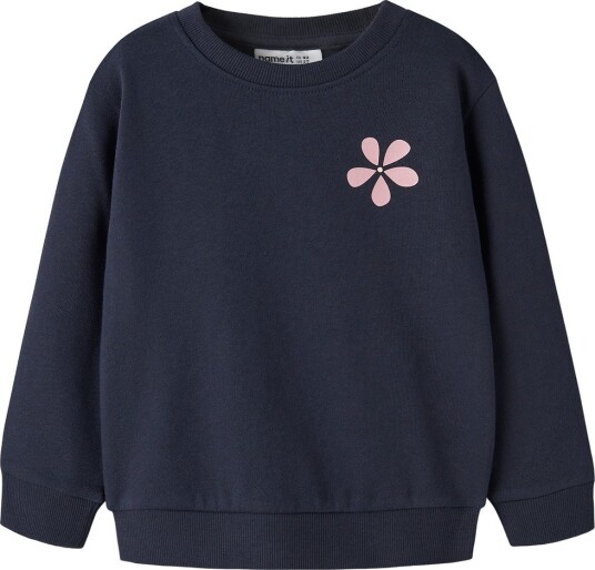 Name It Collegegenser NmfVasacha Navy Blazer/White Flower Name It 4 år (104) Collegegenser Marineblå Rosa