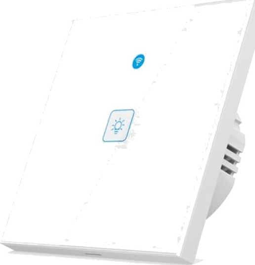 Woolley WiFi Smart Touch-veggbryter med Bevegelsessensor (1-kanal) Hvit Woolley WiFi Smart Touch-veggbryter med Bevegelsessensor (1-kanal) Hvit