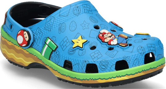 Crocs Super Mario Core Cls Clg K - Blue - 30/31