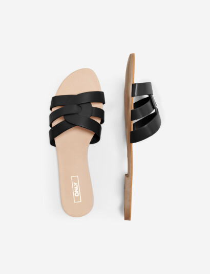 ONLY Onlfeli-4 Pu Slip On Sandal Noos - Black - 36