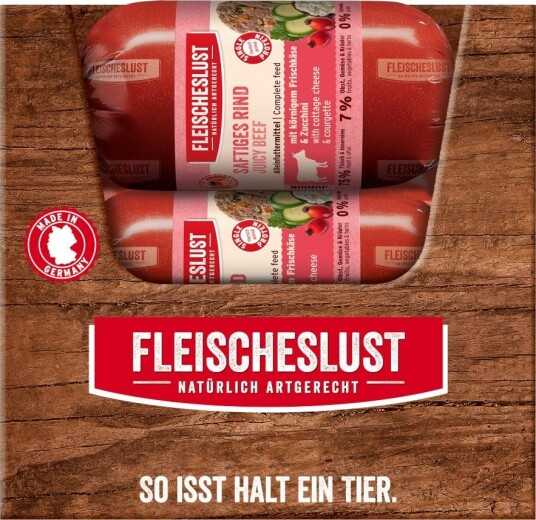 Fleischeslust Våtfôr Junior Classic Saftig Med Cottage Cheese & Squash Okse 15 X 200 G Fleischeslust Våtfôr Junior Classic Saftig Med Cottage Cheese & Squash Okse 15 X 200 G