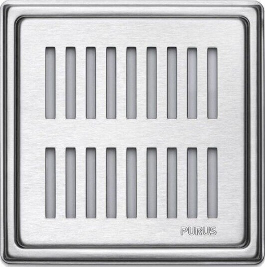 Purus Rib Slukrist Krom / 154x154mm