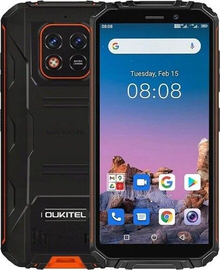 Oukitel WP18 Pro 4GB/64GB Oransje/Svart