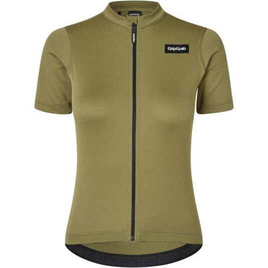 Gripgrab Women's Gravelin Merinotech Short Sleeve Jersey Olive Green L Gripgrab Women's Gravelin Merinotech Short Sleeve Jersey Olive Green L