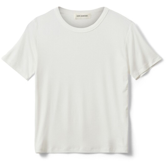 Sofie Schnoor White Nataliasy Rib T-Skjorte 176 Sofie Schnoor White Nataliasy Rib T-Skjorte 176
