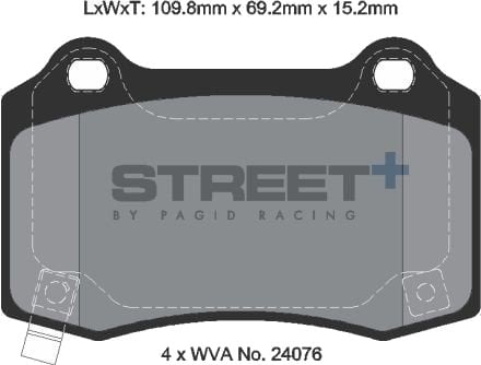 PAGID Racing T8055SP2001 Bremseklosser