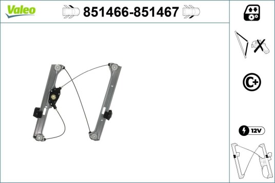 Vindusheis VALEO 851467