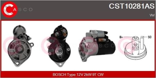 Starter CASCO CST10281AS Starter CASCO CST10281AS