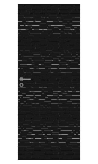 Swedoor Dørbl Charisma D100 9x21 Svart