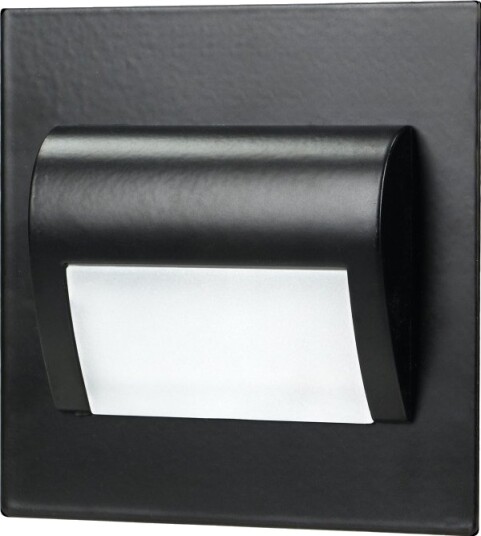 Trappebelysning Orno Draco Led New 1,5W Innfelt 12Vdc 30Lm 6000K Svart