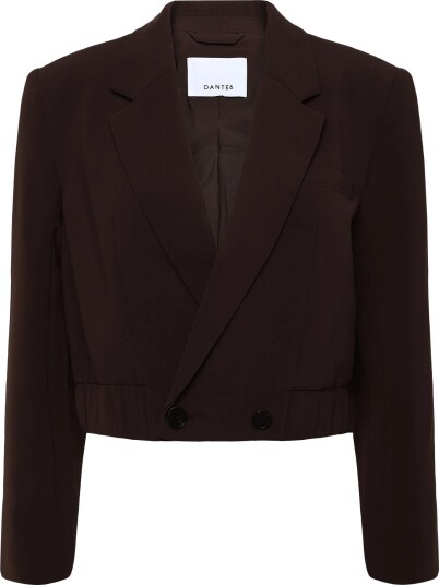 Dante6 Dante6 Reilley Cropped Blazer Jacket Brown 40