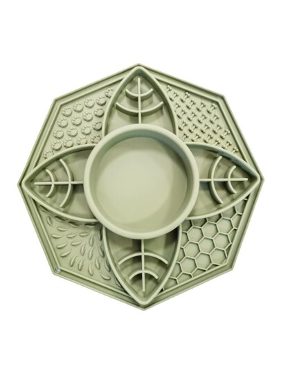 Nordic Paws Lickmat 2In1 Green 28X26.5Cm Nordic Paws Lickmat 2In1 Green 28X26.5Cm