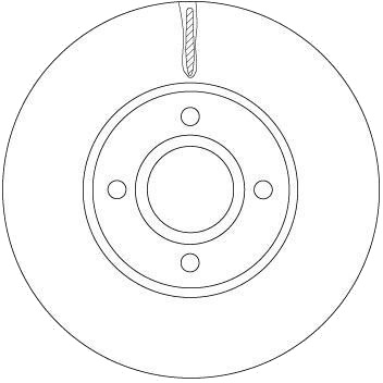 TRW DF6898 Bremseskive