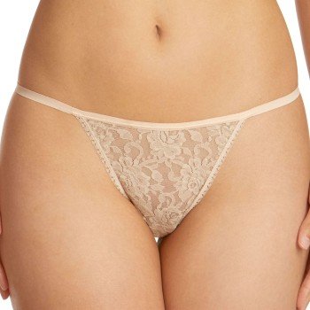 Hanky Panky Truser Signature Lace High Rise G String Beige nylon One Size Dame