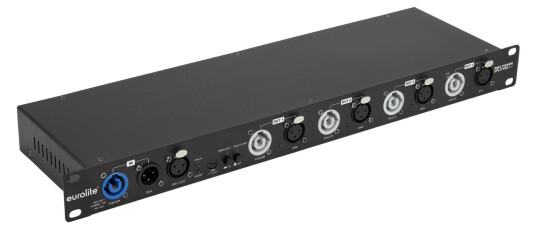 EuroLite DMX Power Splitter 4x4 3-Pole