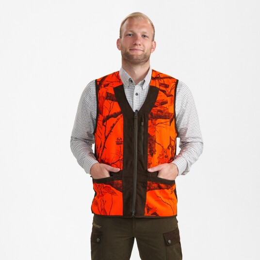 Deerhunter Eagle Waistcoat Male REALTREE EDGE® ORANGE XS