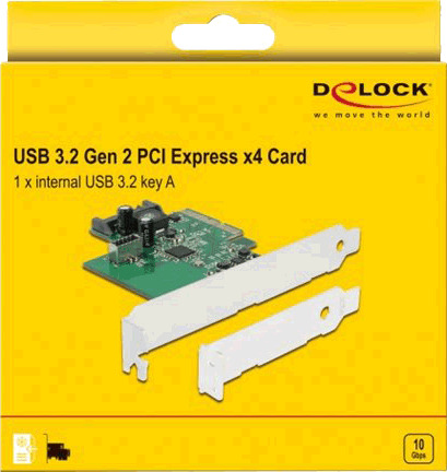 Delock PCIe Internal USB 3.2 Gen2 Adapter 89029