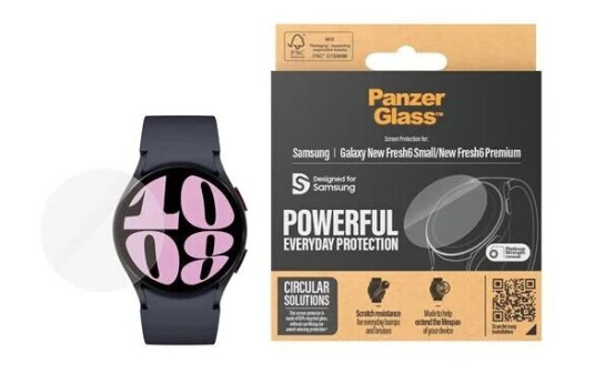 PanzerGlass Skjermbeskytter til Samsung Galaxy Watch7 40mm og Watch Ultra - Herdet Glass