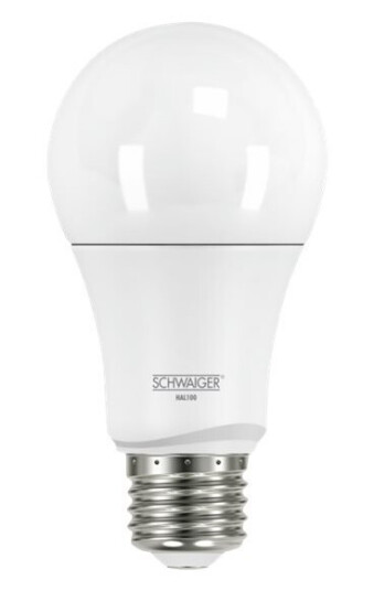 Schwaiger Home4you Hal100 Led-Lyspære E27 9 W Ekvivalent 60 Klasse A Varmt Hvitt Lys 2700 K Hvit Schwaiger Home4you Hal100 Led-Lyspære E27 9 W Ekvivalent 60 Klasse A Varmt Hvitt Lys 2700 K Hvit