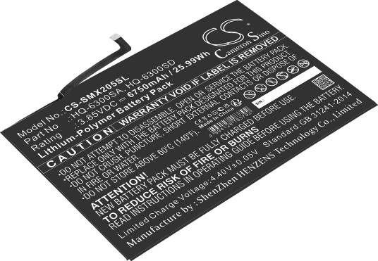 Batteri til Samsung Tab A8 10.5 etc