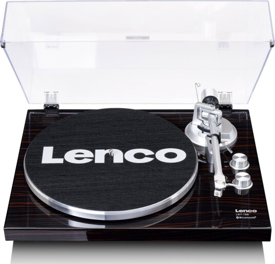 Lenco LBT-188 Bluetooth Platespiller i Valnøtt - Helautomatisk Med USB Lenco LBT-188 Bluetooth Platespiller i Valnøtt - Helautomatisk Med USB