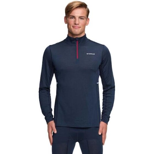 Dæhlie Performance Wool Half Zip Herre Navy M