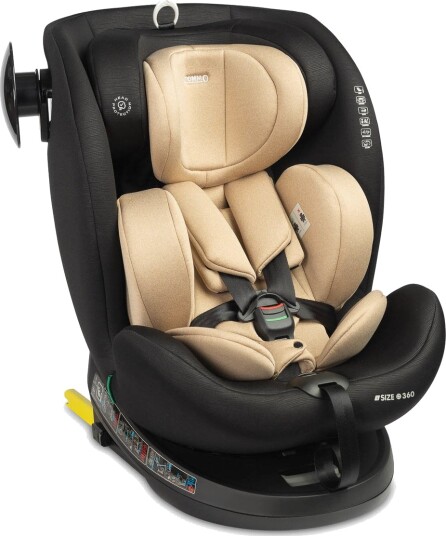Caretero Commo Bilstol I-SIZE Isofix 5-Punktssele 40-150cm Beige