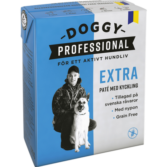Paté Extra 370 G X 16 Hund Våtfôr Doggy Professional