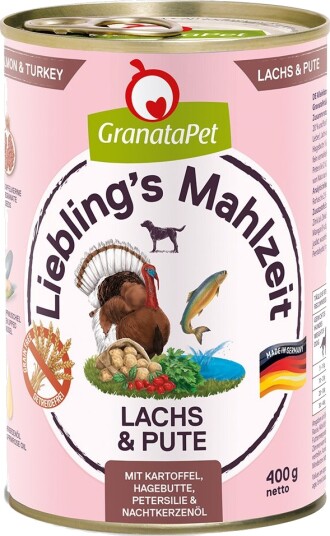 Granatapet Våtfôr Liebling'S Måltid I Laks Og Kalkun 24 X 400 G