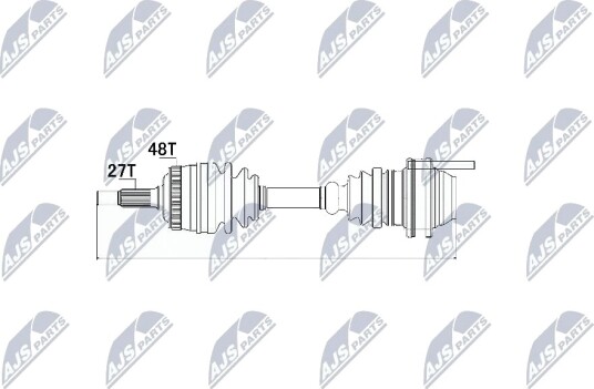 Nty Drivaksel NTY NPW ME 019