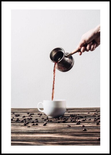 Pouring Coffee Plakat Plakat / 40x50cm Pouring Coffee Plakat Plakat / 40x50cm
