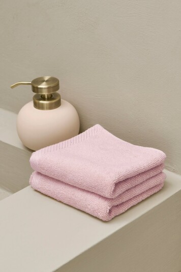 Ellos Home Håndkle Elise 2 pk 30x50 Rosa