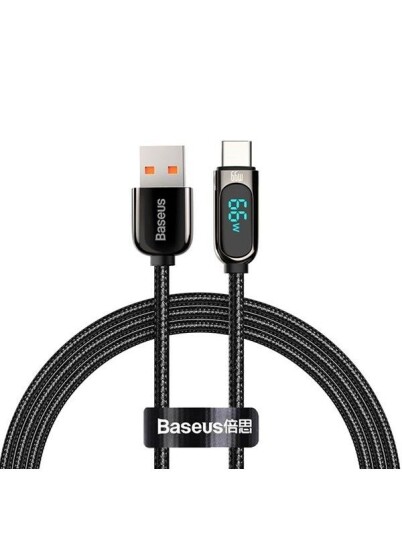 Baseus Display Cable USB to Type-C 66W 1m (black) Baseus Display Cable USB to Type-C 66W 1m (black)