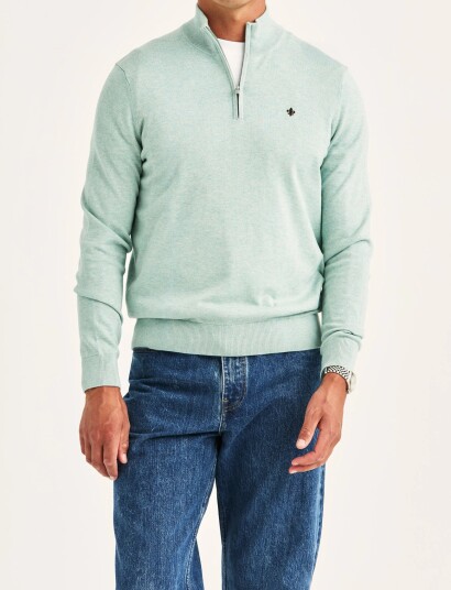 Morris Riley Half Zip Green L Morris Riley Half Zip Green L