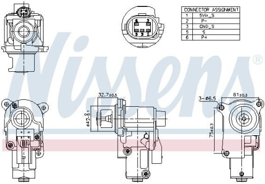 EGR Ventil NISSENS 98174 EGR Ventil NISSENS 98174