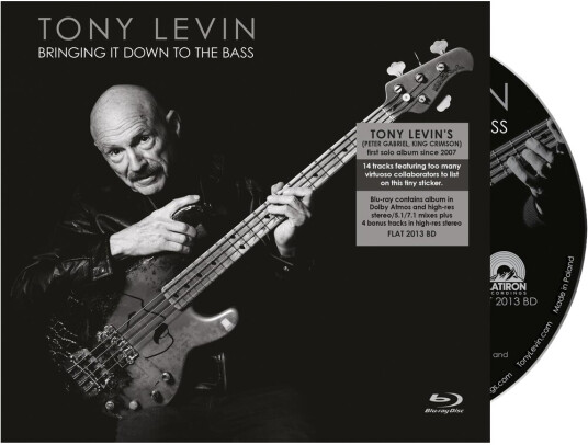 Tony Levin Bringing It Down To The Bass Blu Ray Audio CD