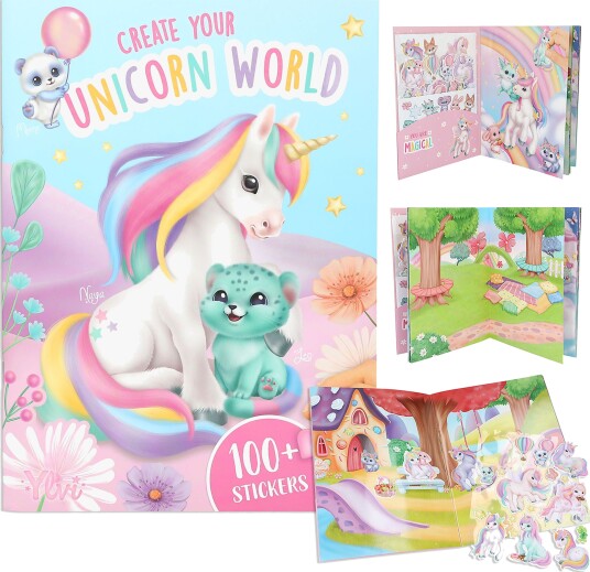 Ylvi & the Minimoomis Klistremerkebok Create Your Unicorn World Ylvi & the Minimoomis Klistremerkebok Create Your Unicorn World