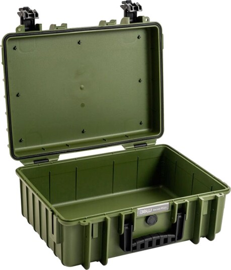 B&W International 5000 Outdoor Flightcase - Mørkegrønn