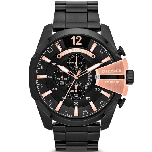 Diesel Mega Chief DZ4309 - Herre - 51 mm - Analog - Kvarts urverk - Mineralglas Diesel Mega Chief DZ4309 - Herre - 51 mm - Analog - Kvarts urverk - Mineralglas