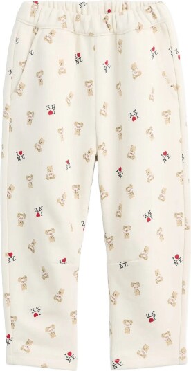 GAP Baby & Toddler Vintagesoft I Heart Ny Pull On Pants Cream 80/86 GAP Baby & Toddler Vintagesoft I Heart Ny Pull On Pants Cream 80/86