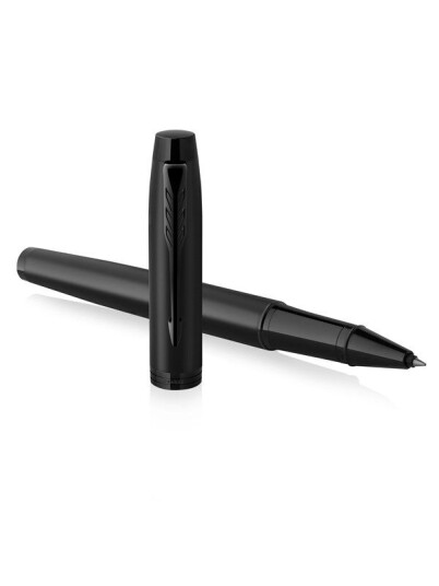 Parker IM Rollerball Pen  Matte Svart with Svart Trim  Fine Point with Svart Ink Refill  Gift Box