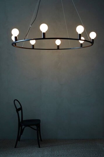 Jotex ROYAL taklampe Ø 120 cm Svart 1572043-03-0 1572043-01-0