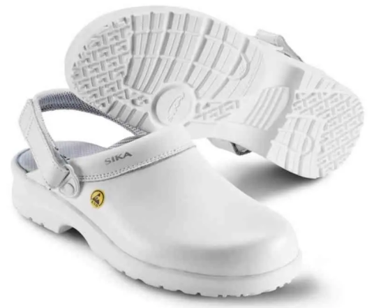 Sika Arbeidsklogg 19467 Fusion Clog Esd Unisex Str. 42 Hvit Par