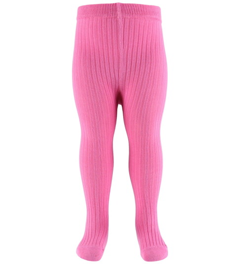 Melton Strømpebukser Rib Dusty Pink 56/62 Strømpebukser Rosa 56 62