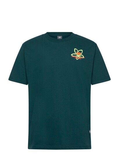 New Balance Boston City Run T Shirt Green S New Balance Boston City Run T Shirt Green S