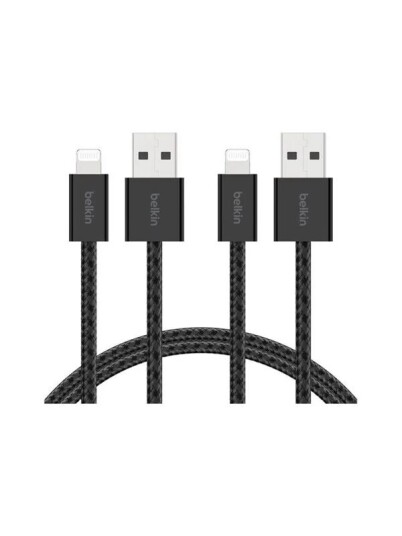 Belkin BoostCharge Lightning Cable BBD012HQ05BK2PK