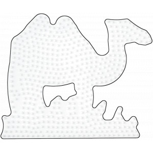 Hama Midi Perleplate Kamel Hvit 16x13cm