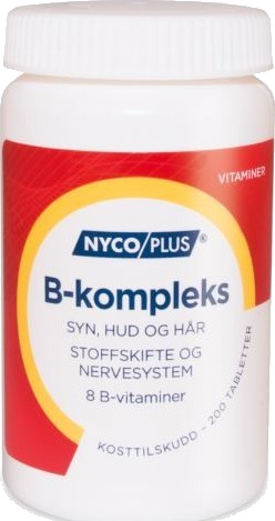 Nycoplus B-kompleks 200 tabletter