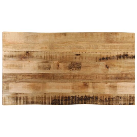  Bordplate naturlig kant 110x60x3,8 cm grovt heltre mangotre 370695
