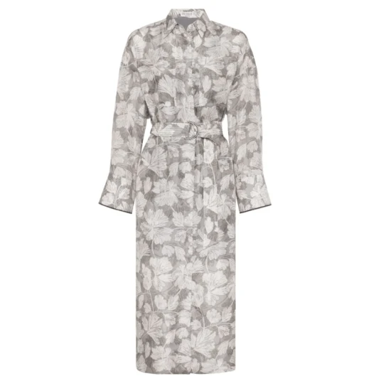 Brunello Cucinelli Dame Kjoler Grå L, Brunello Cucinelli Dame Kjoler Grå L,